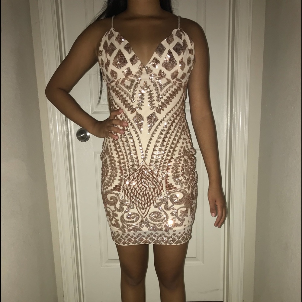 Gold Party Dress